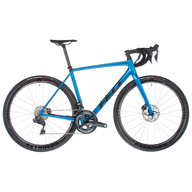 Bicicleta de carrera FELT FR ADVANCED DISC Shimano Ultegra Di2 R8070 36/52 Azul 2022 0
